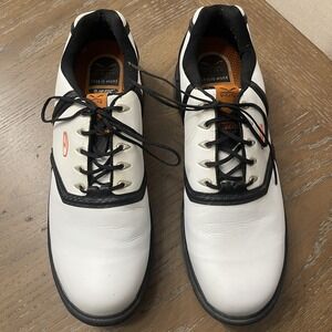 Hi-Tec V-Lite True Mens Golf Shoes White Black Spiked G271831 Size 13